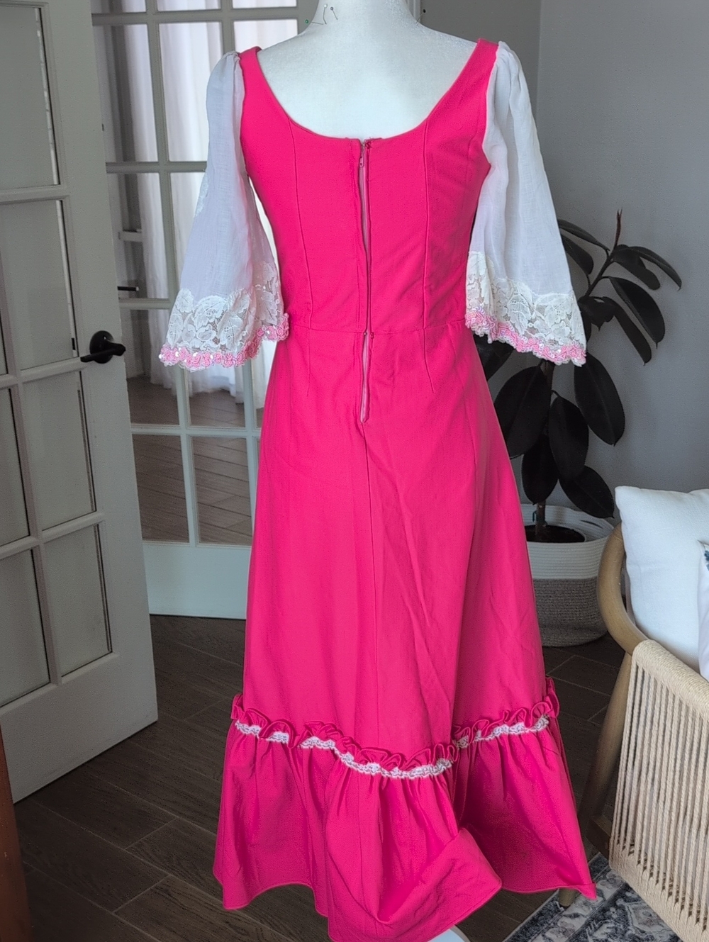 Vintage Handmade Prairie Cottage Dress - Picture 2 of 16